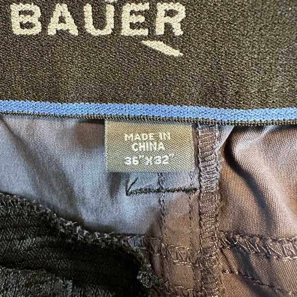 Eddie Bauer Mens Active Navy Blue Straight Leg Pants Size 36 Nylon/Spandex Blend - Picture 7 of 9